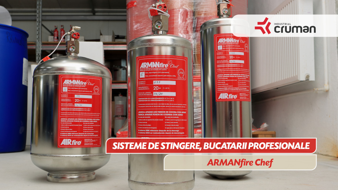 Sistem de stingere pentru bucatarii profesionale